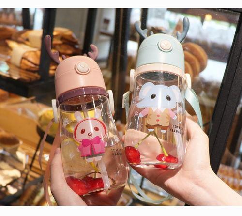 儿童夏季女水杯网红套装,儿童网红水杯套装，萌趣造型，清凉一夏！