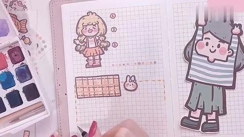 头条小学生手帐,小学生手帐创意展示